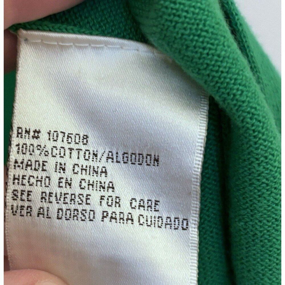 Karin Stevens Green Open Cardigan Short Sleeved Size Small - Picture 5 of 5